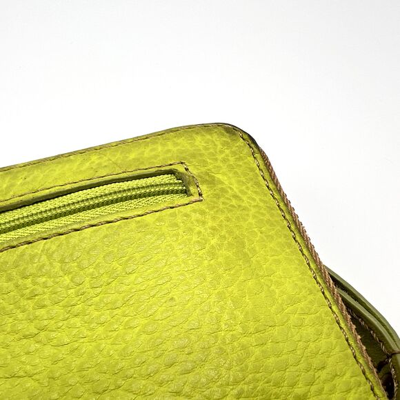 Fossil Tessa Wallet Zip Around Clutch Lime/Natural Gymnast/Diver Print SWL1311 - Picture 9 of 14
